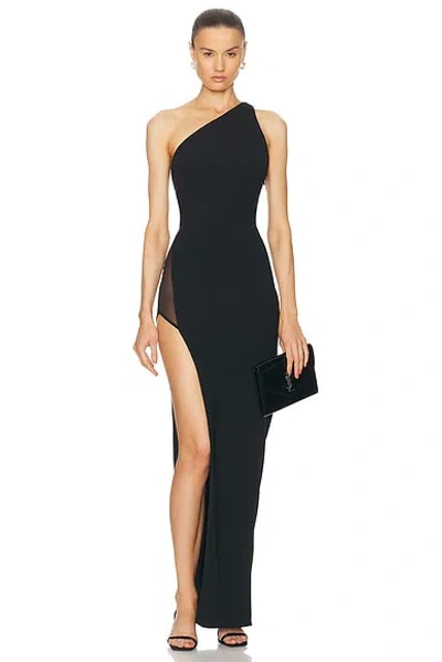 THE SEI CURVE GOWN WITH MESH INSET
