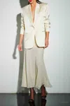 The Sei Diaphanous Skirt In Cream