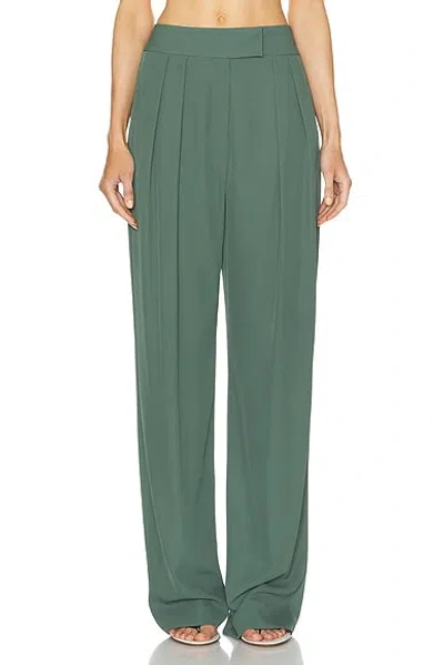 The Sei Double Pleat Trouser In Thyme