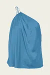 The Sei Double Strap Top In Dusty Blue