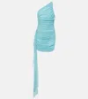 The Sei Minikleid Aus Chiffon In Blau