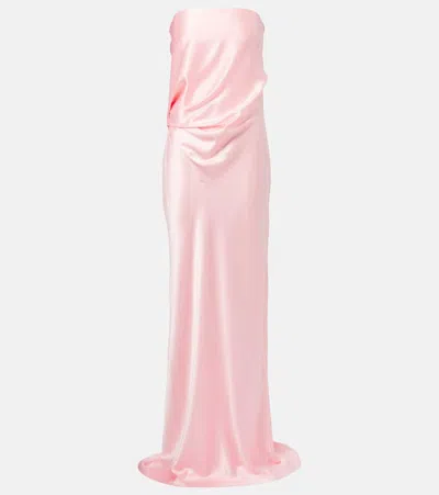 THE SEI DRAPED SILK GOWN