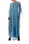 The Sei Flutter Caftan In Dusty Blue In Blue