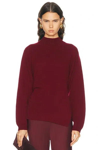 The Sei For Fwrd Tuck Sweater In Red