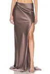 The Sei Gala Bias Slit Skirt In Smog