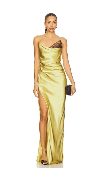 The Sei Lace Inset Cowl Gown