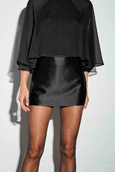 The Sei Micro Mini Skirt In Black