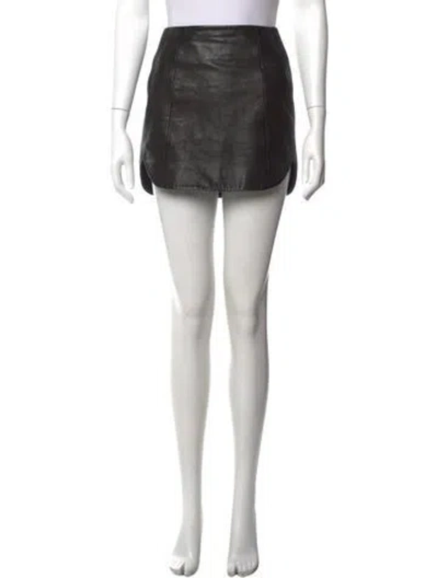 Pre-owned The Sei Mini Skirt In Black