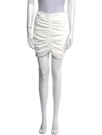 Pre-owned The Sei Mini Skirt In White