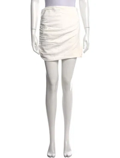 Pre-owned The Sei Mini Skirt In White