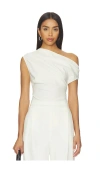 The Sei Off Shoulder Top In White