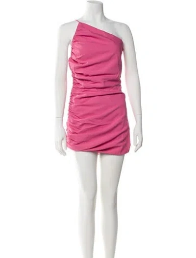 Pre-owned The Sei One-shoulder Mini Dress W/ Tags In Pink