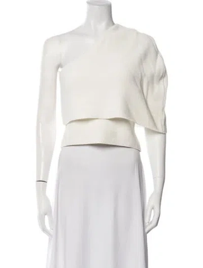 Pre-owned The Sei One-shoulder Sleeveless Top In Neutrals