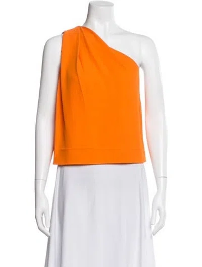 Pre-owned The Sei One-shoulder Sleeveless Top In Orange