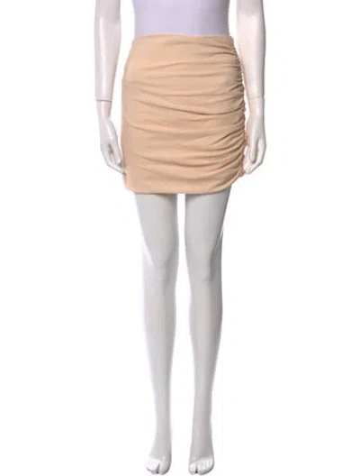 Pre-owned The Sei Pleated Accents Mini Skirt In Neutral