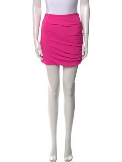 Pre-owned The Sei Pleated Accents Mini Skirt In Pink