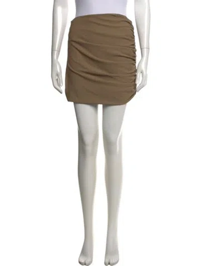 Pre-owned The Sei Pleated Accents Mini Skirt W/ Tags In Neutrals