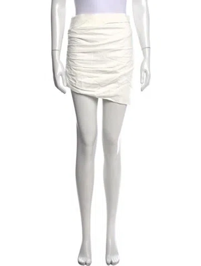 Pre-owned The Sei Pleated Accents Mini Skirt In White