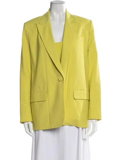 Pre-owned The Sei Pleated Accents Set In Yellow