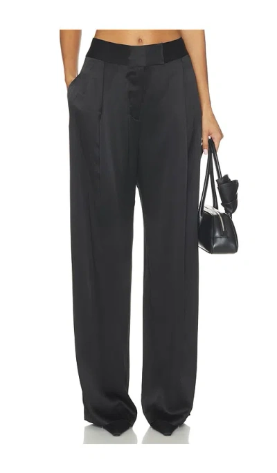 The Sei Relaxed Trouser In Black