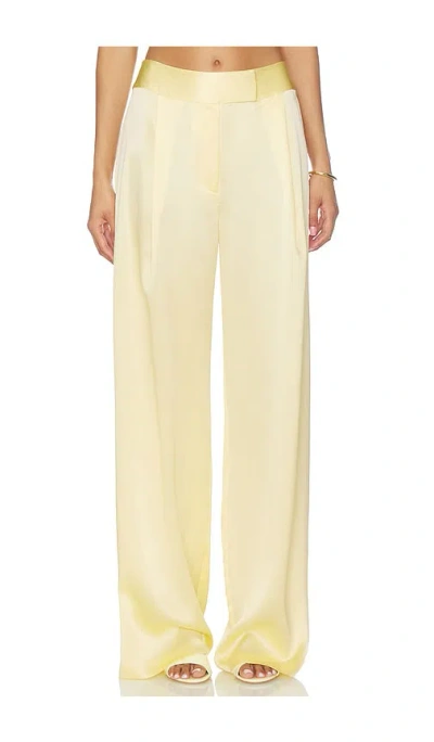 The Sei Relaxed Trouser In Yellow
