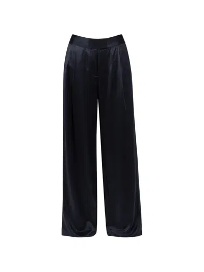 The Sei Relaxed Trousers In Black