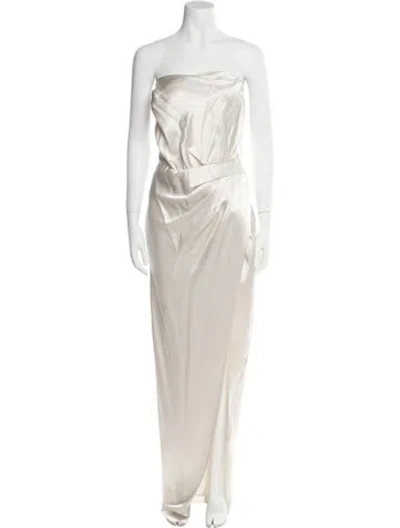 Pre-owned The Sei Silk Knee-length Dress W/ Tags In Green