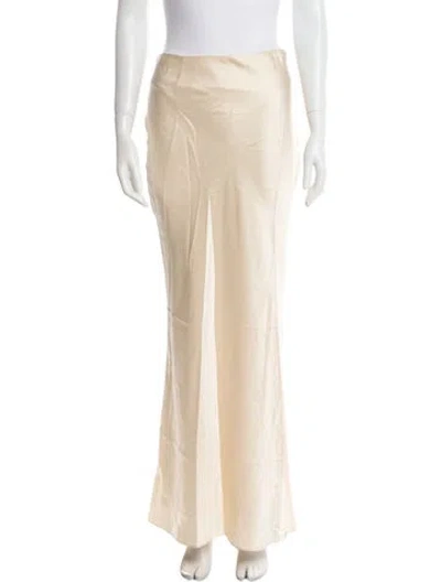 Pre-owned The Sei Silk Long Skirt W/ Tags In Neutral
