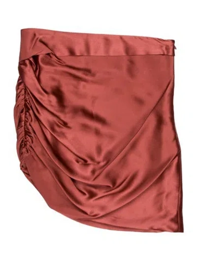 Pre-owned The Sei Silk Midi Length Skirt In Pink