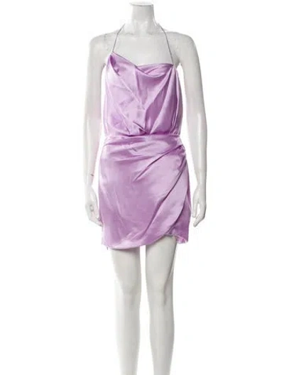 Pre-owned The Sei Silk Mini Dress W/ Tags In Purple