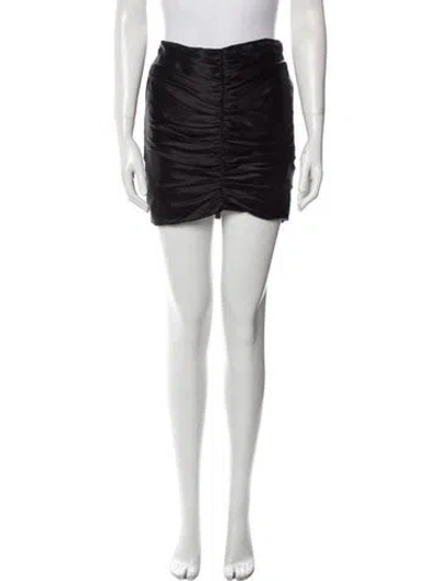 Pre-owned The Sei Silk Mini Skirt W/ Tags In Black