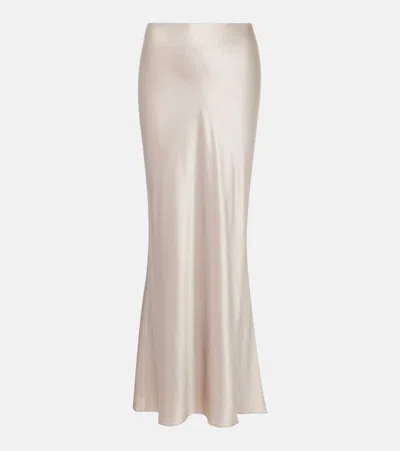 THE SEI SILK SATIN MAXI SKIRT