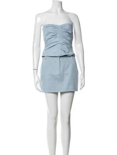 Pre-owned The Sei Silk Skirt Set W/ Tags In Blue