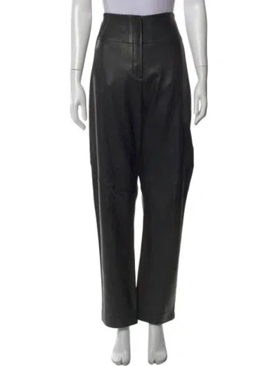 Pre-owned The Sei Silk Wide Leg Pants In Black