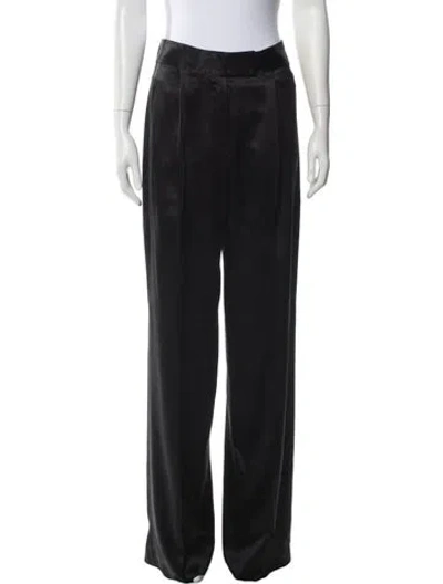 Pre-owned The Sei Silk Wide Leg Pants In Multi