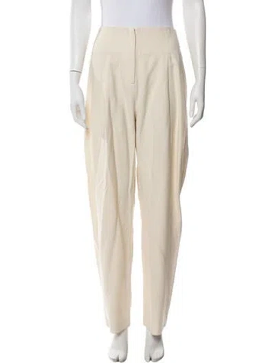 Pre-owned The Sei Silk Wide Leg Pants In Neutral
