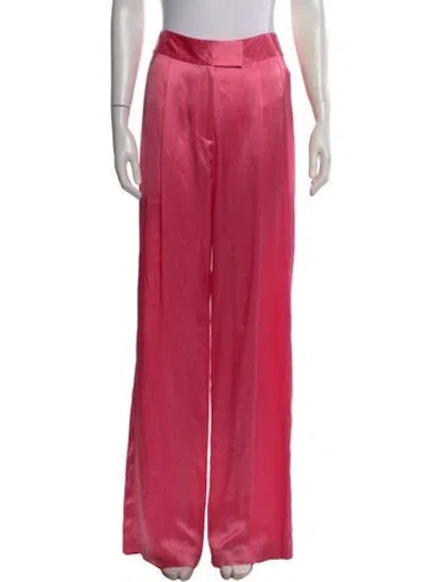 Pre-owned The Sei Silk Wide Leg Pants In Pink