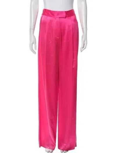 Pre-owned The Sei Silk Wide Leg Pants In Pink