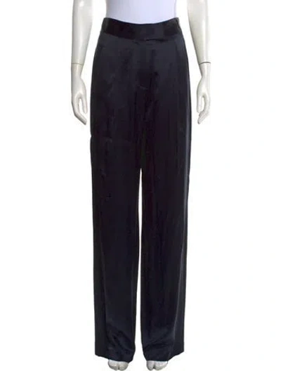 Pre-owned The Sei Silk Wide Leg Pants W/ Tags In Black/metallic
