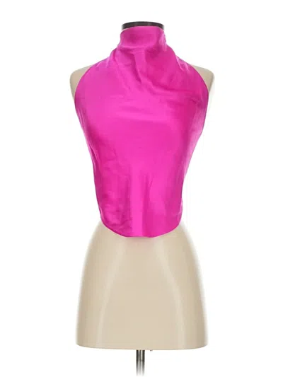 Pre-owned The Sei Sleeveless Silk Top Pink Cowl Neck Tops