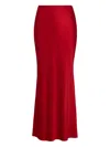 The Sei Slip Midi Skirt In Red