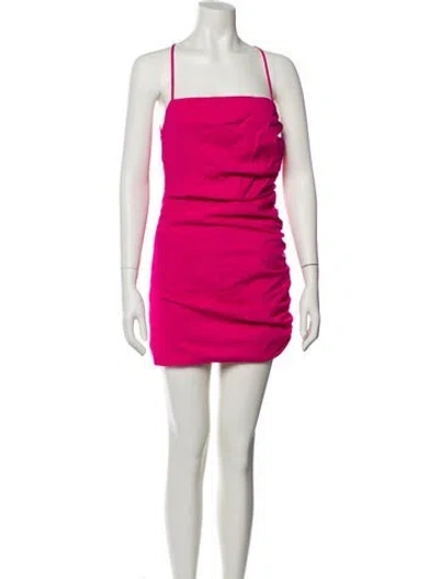 Pre-owned The Sei Square Neckline Mini Dress W/ Tags In Pink
