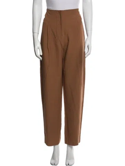 Pre-owned The Sei Straight Leg Pants In Brown