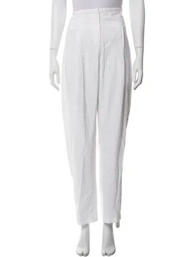 Pre-owned The Sei Straight Leg Pants In White