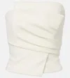 The Sei Wrap Bustier Top