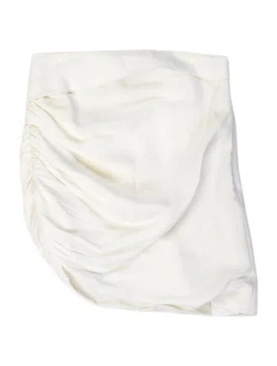 Pre-owned The Sei Strapless Crop Top In Neutral