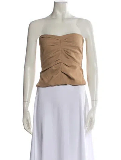 Pre-owned The Sei Strapless Top In Neutral