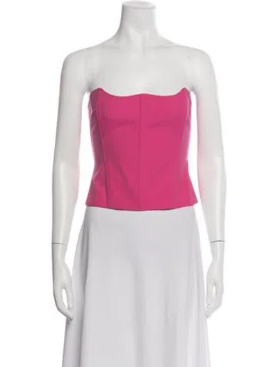 Pre-owned The Sei Strapless Top In Pink