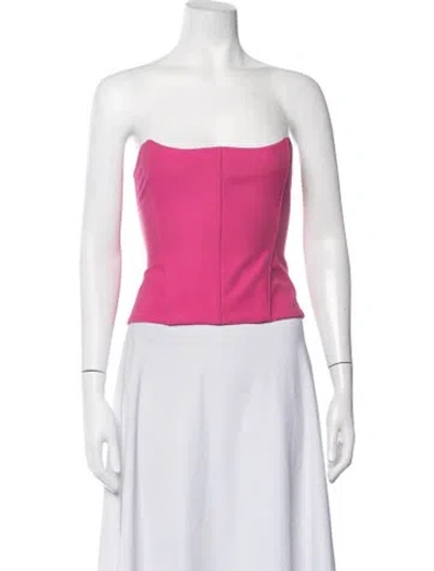 Pre-owned The Sei Strapless Top In Pink