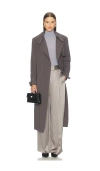 The Sei Structured Trench Coat In Gray